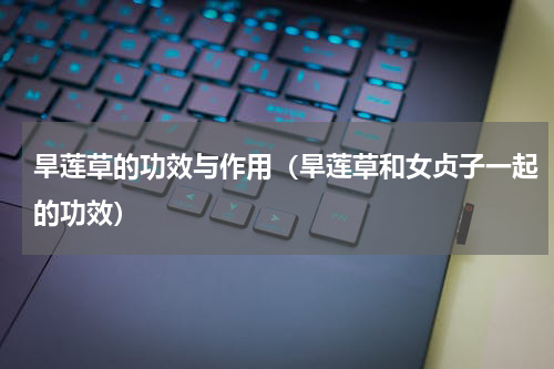 旱莲草的功效与作用（旱莲草和女贞子一起的功效）