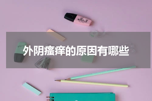 外阴瘙痒的原因有哪些