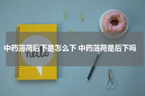 中药薄荷后下是怎么下 中药薄荷是后下吗