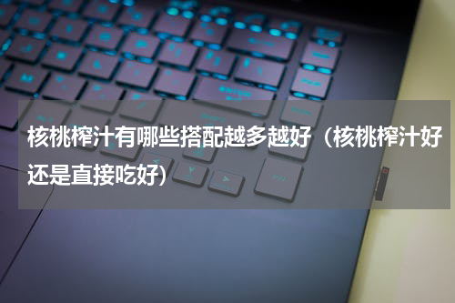 核桃榨汁有哪些搭配越多越好（核桃榨汁好还是直接吃好）