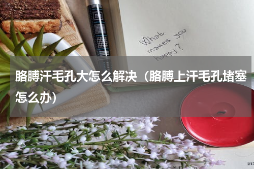 胳膊汗毛孔大怎么解决（胳膊上汗毛孔堵塞怎么办）