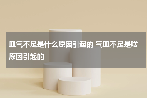 血气不足是什么原因引起的 气血不足是啥原因引起的