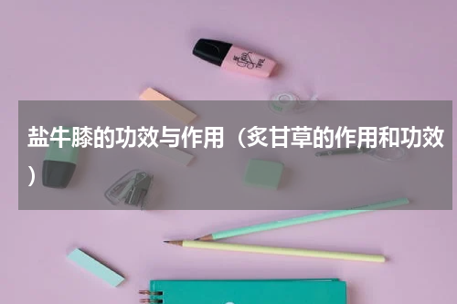 盐牛膝的功效与作用（炙甘草的作用和功效）