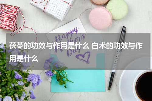 茯苓的功效与作用是什么 白术的功效与作用是什么