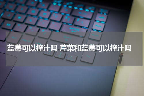 蓝莓可以榨汁吗 芹菜和蓝莓可以榨汁吗