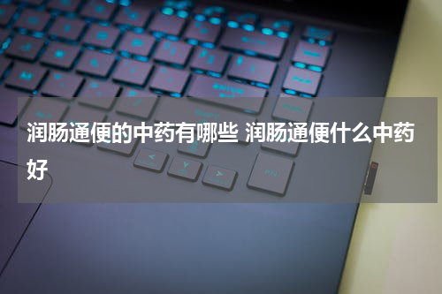 润肠通便的中药有哪些 润肠通便什么中药好