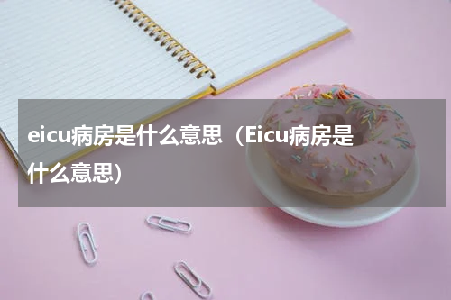 eicu病房是什么意思（Eicu病房是什么意思）