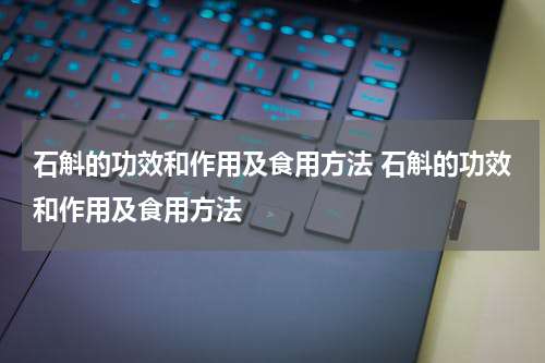 石斛的功效和作用及食用方法 石斛的功效和作用及食用方法