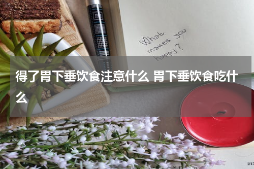 得了胃下垂饮食注意什么 胃下垂饮食吃什么
