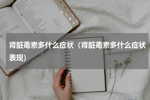 肾脏毒素多什么症状（肾脏毒素多什么症状表现）