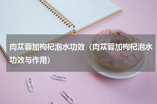 肉苁蓉加枸杞泡水功效（肉苁蓉加枸杞泡水功效与作用）