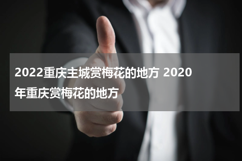 2022重庆主城赏梅花的地方 2020年重庆赏梅花的地方