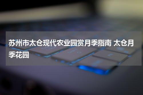 苏州市太仓现代农业园赏月季指南 太仓月季花园
