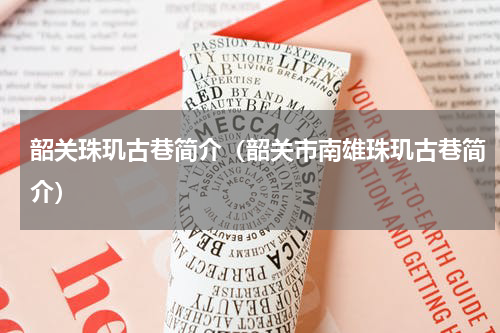 韶关珠玑古巷简介（韶关市南雄珠玑古巷简介）