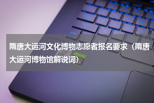 隋唐大运河文化博物志愿者报名要求（隋唐大运河博物馆解说词）